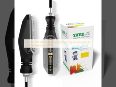 ABC PC 12V 3W chống nước đèn LED biến tín hiệu đèn đuôi cho nhiệt độ ánh sáng 6500k