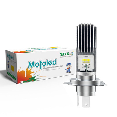 BA20D H6M P15D H4 Led Motorcycle Headlight Bulb 1200lm High Low Beam