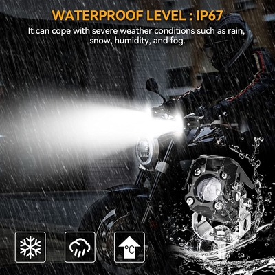 Long Life YAYE Motorcycle Led Driving Fog Lights 60W Amber And White Projector Lights