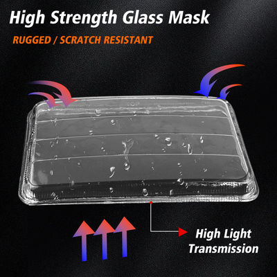 YAYE CG125 LED Headlight 6 Chip DC12V White Blue DRL Motorcycle Light