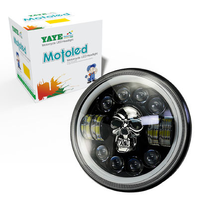 7 Inch Motorcycle LED Headlight with 6500k Color Temperature 10000LM Lumen and DC12V Voltage