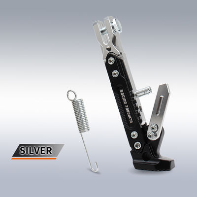 Motorcycle Kickstand Adjustable Side Feet Parking Rack Support Foot Frame Aluminum Alloy  Motorcycle Universal Tripod