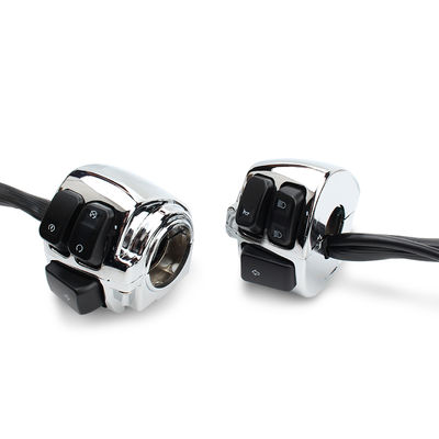 Universal Motorcycle Spare Parts Horn Headlight Start 25mm Handle Switch for XL883 XL1200  Dyna Softail FL V-Rod