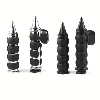 For Zinc Alloy Motorcycle Handle Grip 22/25MM Driver's Glue Modification Accessories Pointed Design
