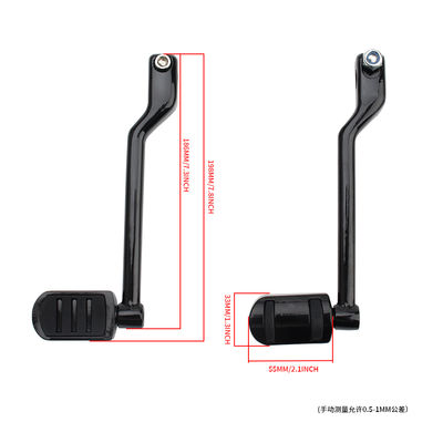 Motorcycle 2 Pcs Heel Toe Lever Shift Pegs Rear Levers With Shifter Pedals for Softail Fat Boy Road Glide Trike