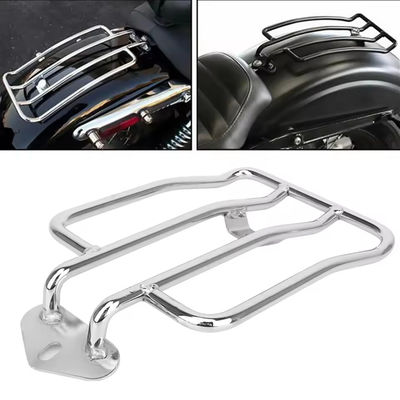 Motorcycle Universal Luggage Rack Retro Tail Rack Support Frame for Harley XL Sportsters Iron 48 883 XL1200 2004-2021