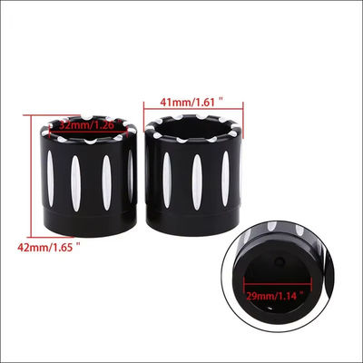Motorcycle CNC Edge Cut Front Axle Nut Cover Bolt Kit For Honda Suzuki Kawasaki Yamaha Harley Shadow VT 750 1100 Bobber