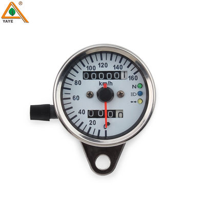 Motorcycle Speedometer Cafe Racer Modified Tachometer Fuel Gauge12V LED Indicator  Instrument for CG125 AX100 BAJAJ100GN125