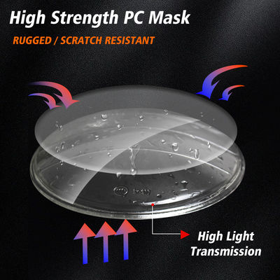 YAYE 5.75 Inch GN125 Yellow White LED Accessory Red Skull Motorcycle High Low Beam DRL Headlight with Optical Lens