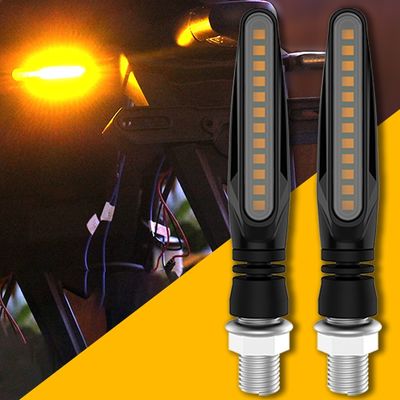 YAYE 12V 3 Color Water Lamp Motorcycle Turn Signal Indicators Tail Light