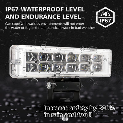 YAYE Vehicle LED Work Light Bar Car Motorcycle Offroad Truck UTV ATV Projector Lens 100V 20W Universal White Red Blue Pink 6500k