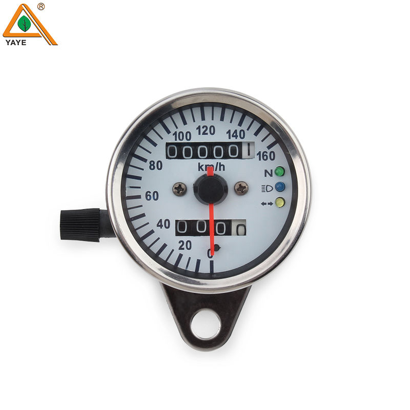 Motorcycle Speedometer Cafe Racer Modified Tachometer Fuel Gauge12V LED Indicator  Instrument for CG125 AX100 BAJAJ100GN125