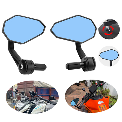 Gương chiếu hậu hình kim cương phù hợp cho tay lái 22mm Gương chiếu hậu xe máy Phụ kiện xe máy phổ thông