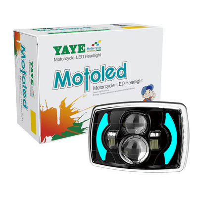 CD70 Đèn đèn LED xe máy 12V 70cc với DRL Đèn xanh trắng
