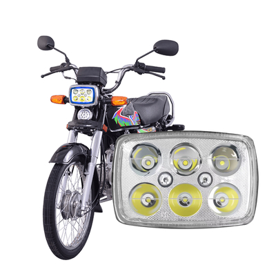 Đèn pha LED xe máy CD70 CG125 có đèn chạy ban ngày (DRL) và xi nhan